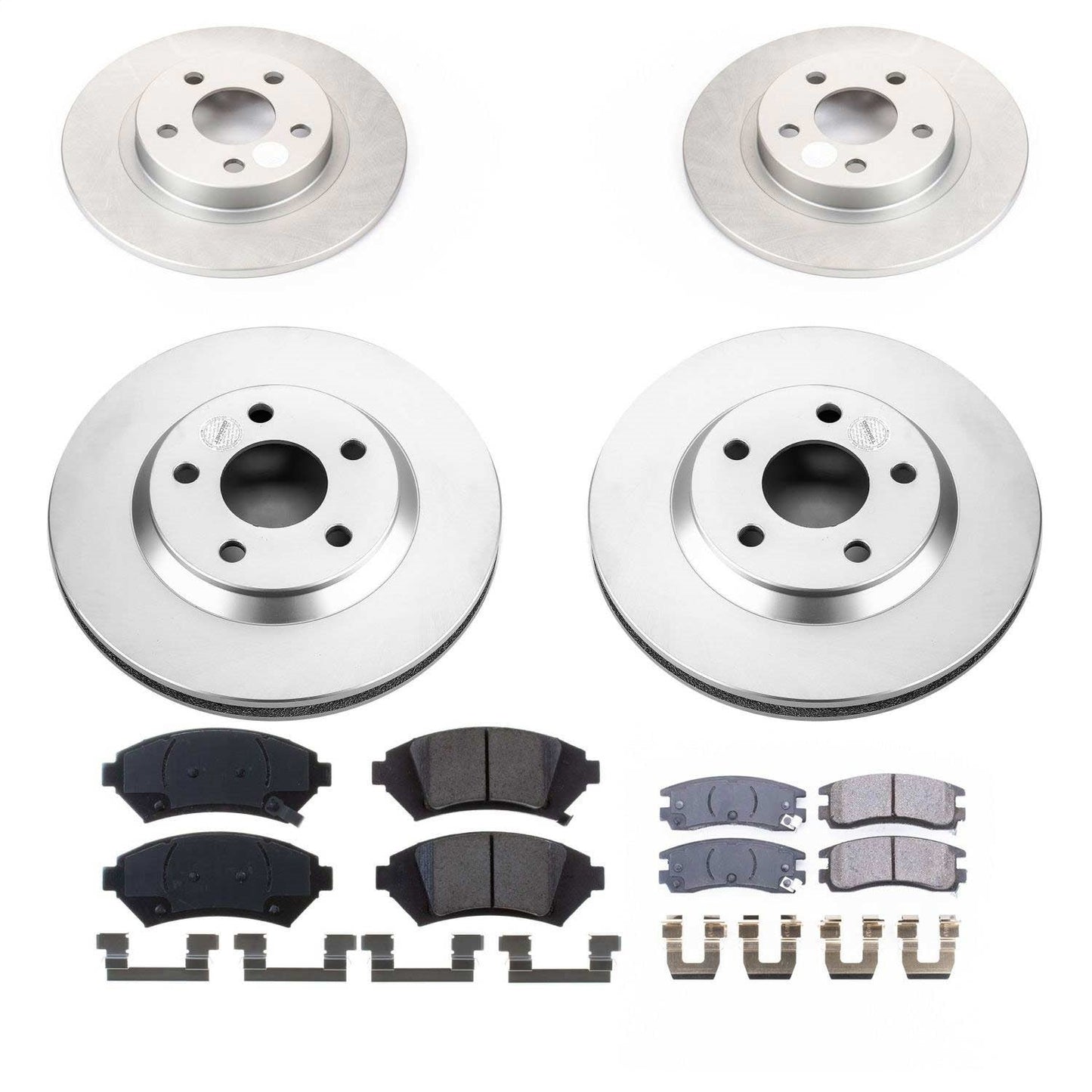 PowerStop Front & Rear Z17 Evolution Geomet Coated Brake Kit | Cadillac DeVille (05) (CRK8438)