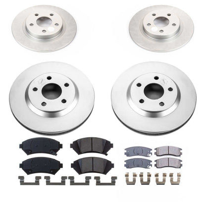 PowerStop Front & Rear Z17 Evolution Geomet Coated Brake Kit | Cadillac DeVille (05) (CRK8438)