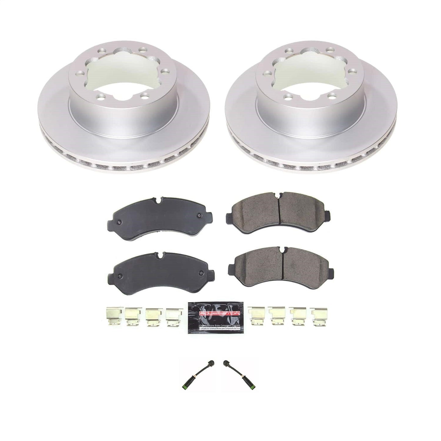 PowerStop Front and Rear Z23 Coated Brake Kit | Mercedes-Benz Sprinter 4500 2019 (CRK8450)