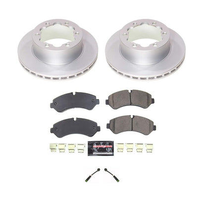 PowerStop Front and Rear Z23 Coated Brake Kit | Mercedes-Benz Sprinter 4500 2019 (CRK8450)