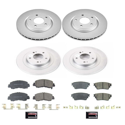 PowerStop Front & Rear Z17 Evolution Geomet Coated Brake Kit | Mitsubishi Eclipse Cross (18) (CRK8460)