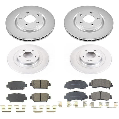 PowerStop Front & Rear Z17 Evolution Geomet Coated Brake Kit | Mitsubishi Eclipse Cross (18) (CRK8461)