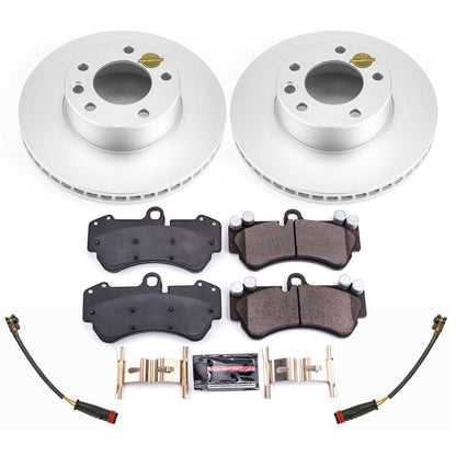 PowerStop Front Z23 Evolution Sport Coated Brake Kit | Mercedes-Benz G550 4x4 (17-18) (CRK8475)