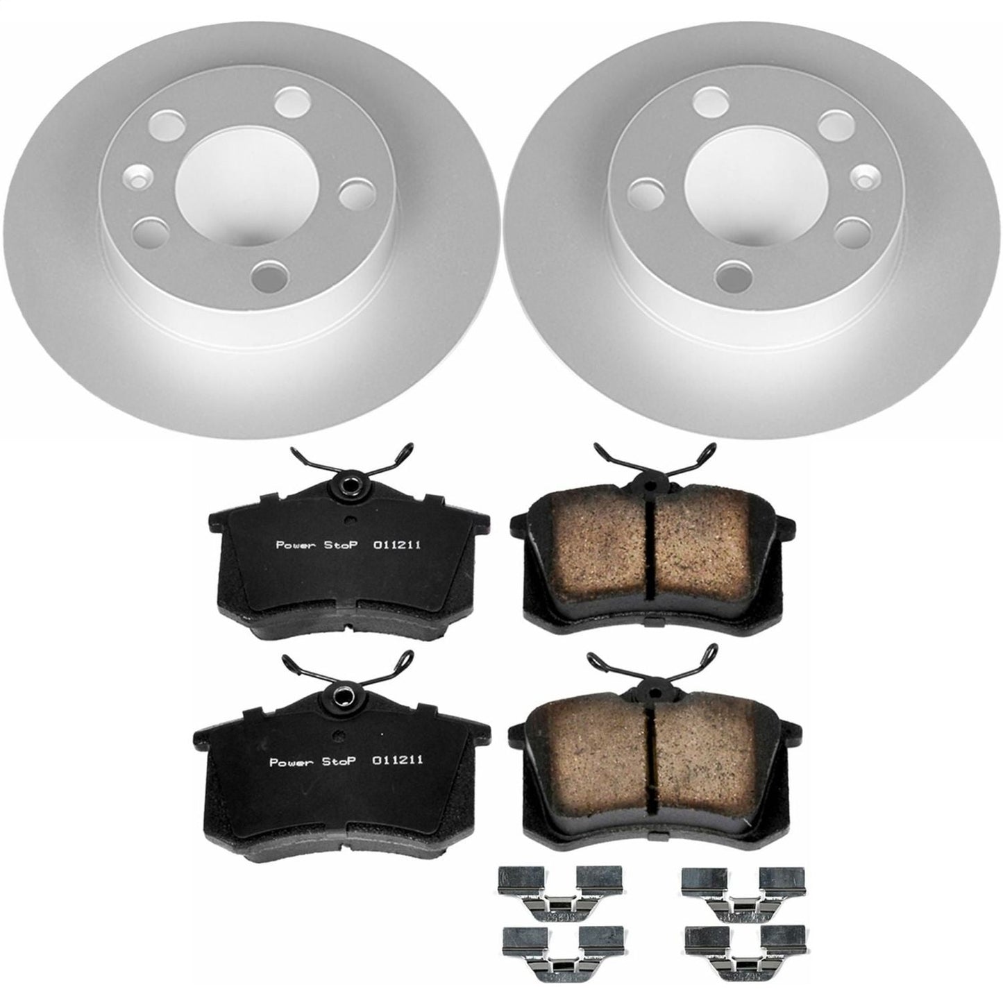 PowerStop Rear Z23 Evolution Sport Coated Brake Kit | Audi TT (99-06) (CRK848)