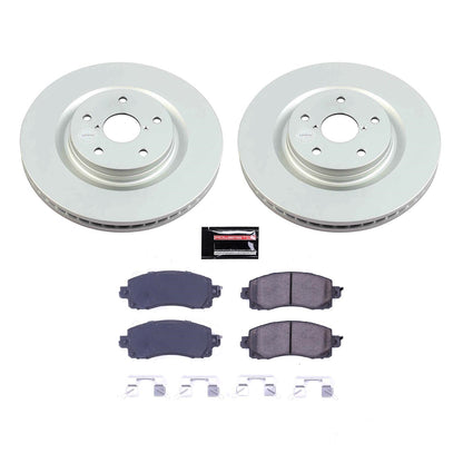 PowerStop Front Z17 Coated Brake Kit | Subaru Forester (19-21) (CRK8481)