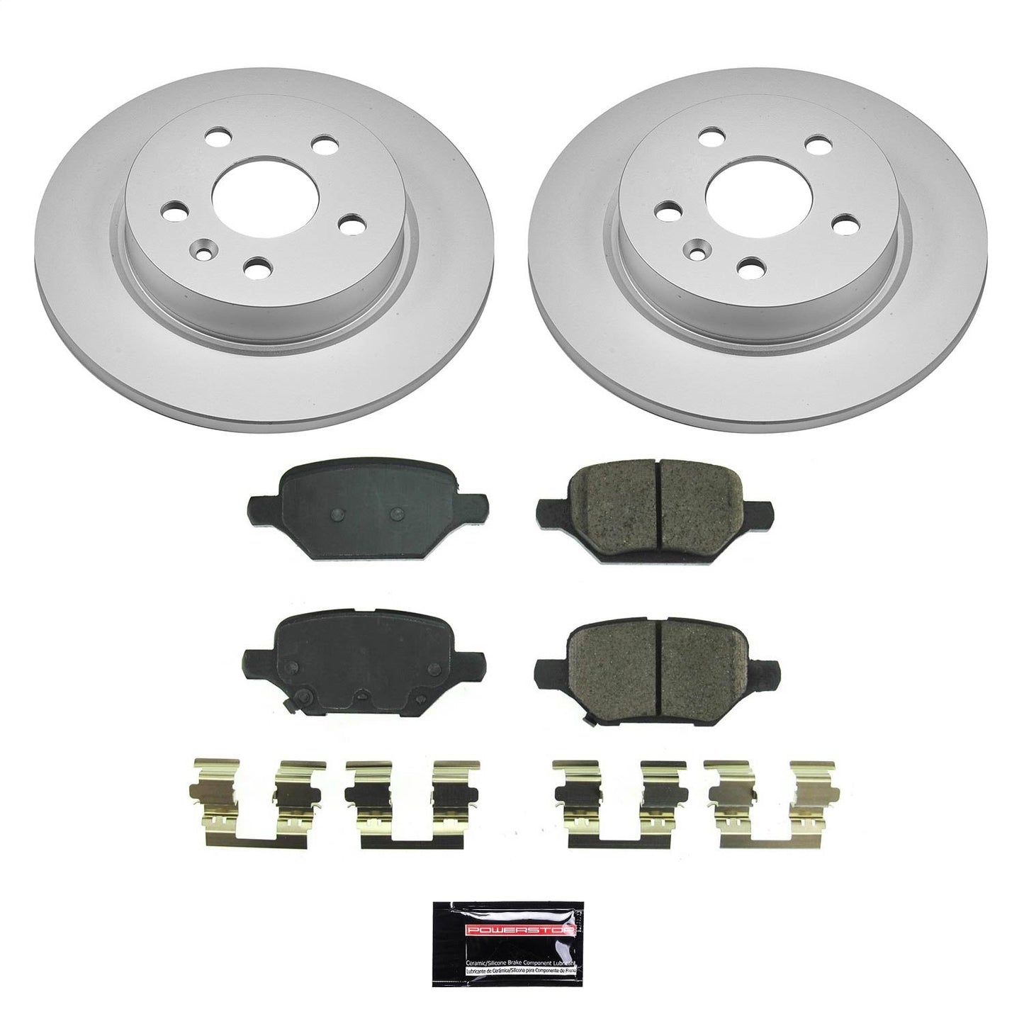 PowerStop Rear Geomet Coated Brake Kit | Buick Encore (18-20) (CRK8488)