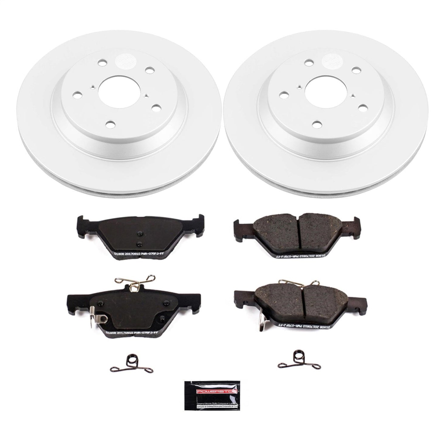 PowerStop Rear Z17 Evolution Geomet Coated Brake Kit | Subaru Forester (19-21) (CRK8495)