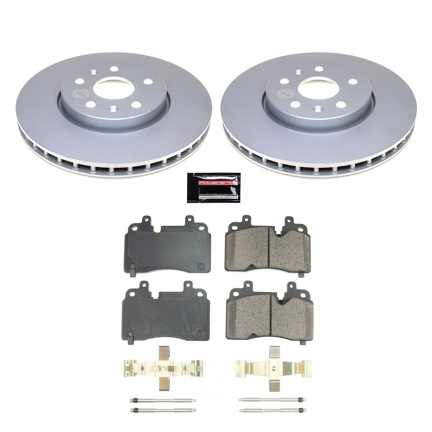 PowerStop Front Z17 Coated Brake Kit | Chevrolet Corvette (20-21) (CRK8526)