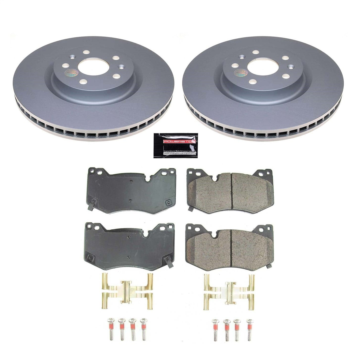PowerStop Front Z17 Coated Brake Kit | Chevrolet Corvette (20-21) (CRK8529)