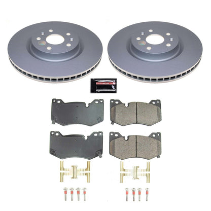 PowerStop Front Z17 Coated Brake Kit | Chevrolet Corvette (20-21) (CRK8529)