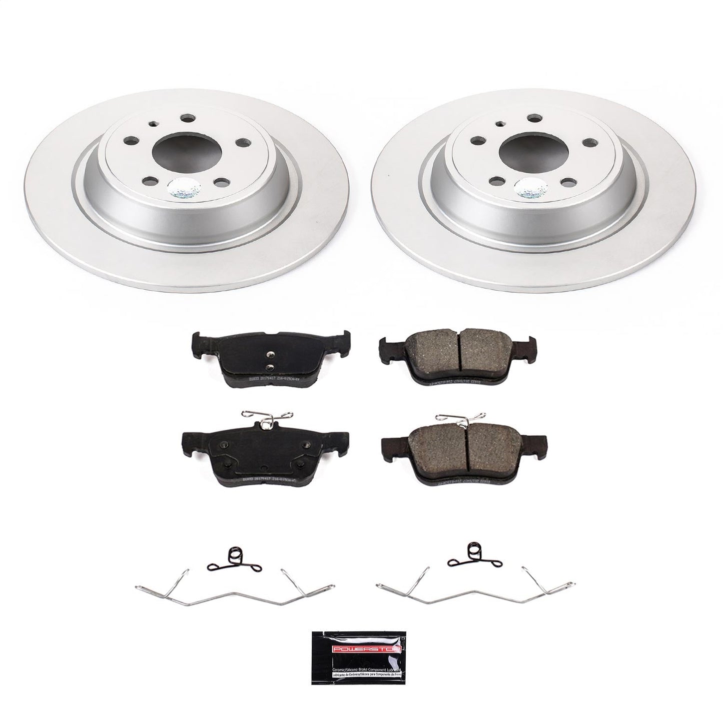 PowerStop Rear Z17 Evolution Geomet Coated Brake Kit | Ford Fusion (20) (CRK8533)