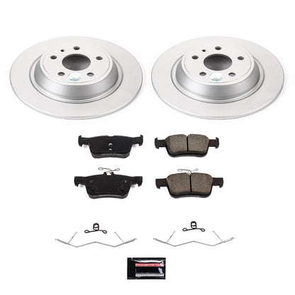 PowerStop Rear Z17 Evolution Geomet Coated Brake Kit | Ford Fusion (20) (CRK8533)