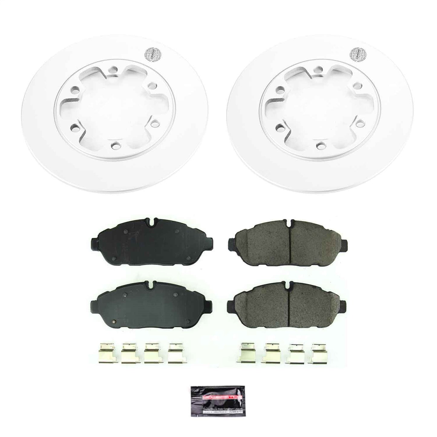PowerStop Rear Z17 Evolution Geomet Coated Brake Kit | Ford Transit-350 HD (20) (CRK8539)