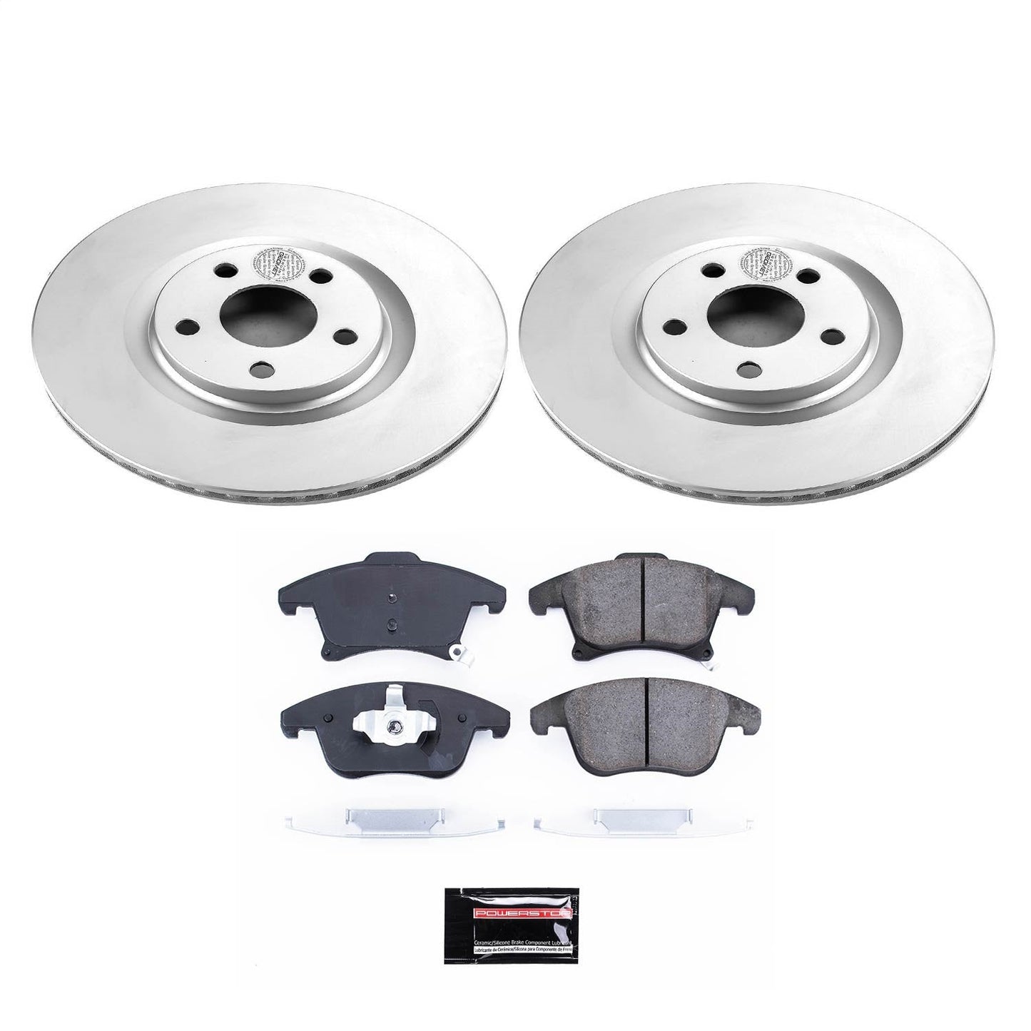 PowerStop Z17 Evolution Geomet Coated Front Brake Kit | Ford Police Responder Hybrid (19-20) (CRK8540)