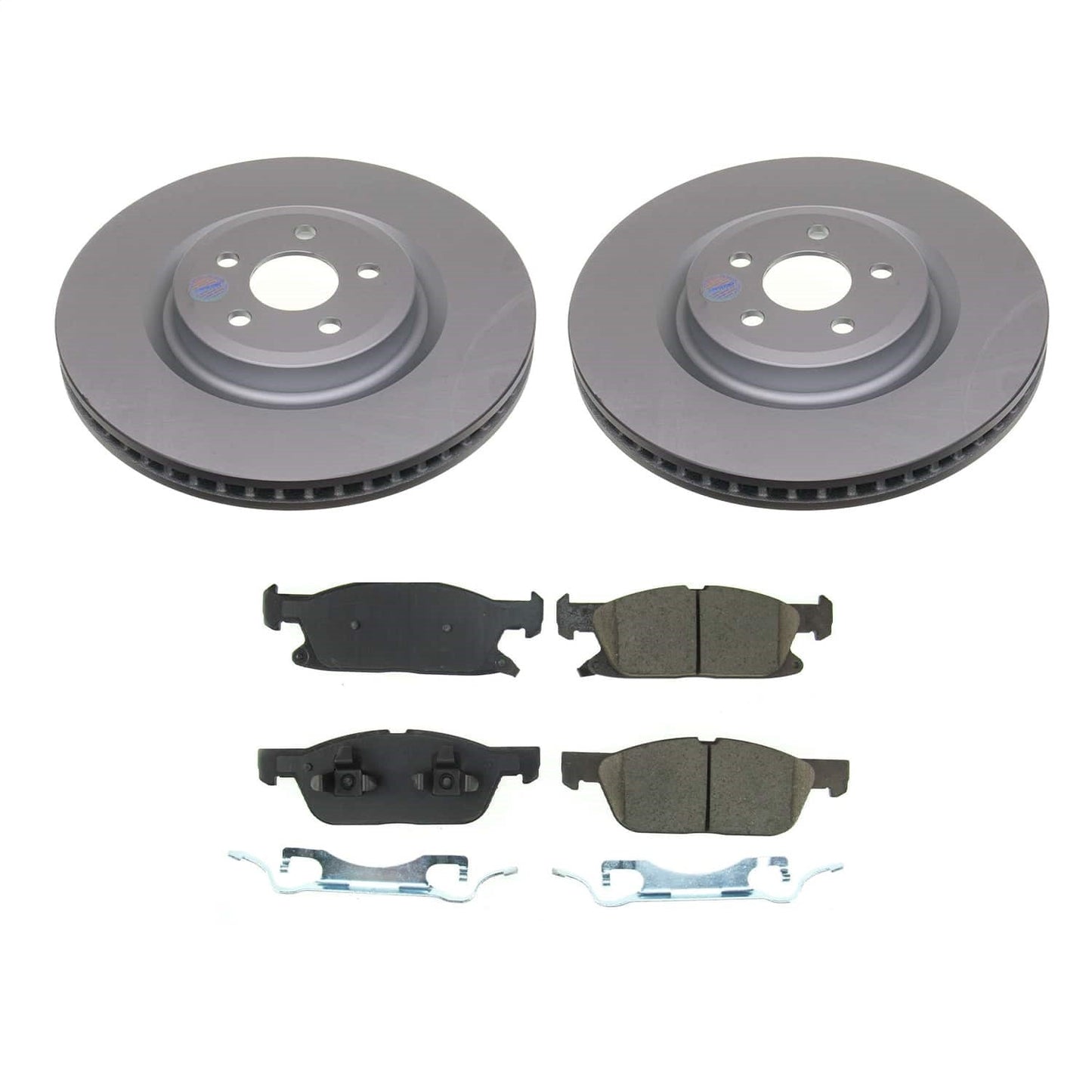 PowerStop Front Z17 Coated Brake Kit | Ford Edge (19-22) (CRK8542)