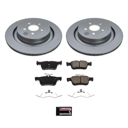 PowerStop Rear Z17 Coated Brake Kit | Lincoln Nautilus (19-21) (CRK8544)