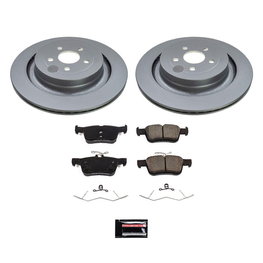 PowerStop Rear Z17 Coated Brake Kit | Lincoln Nautilus (19-21) (CRK8544)