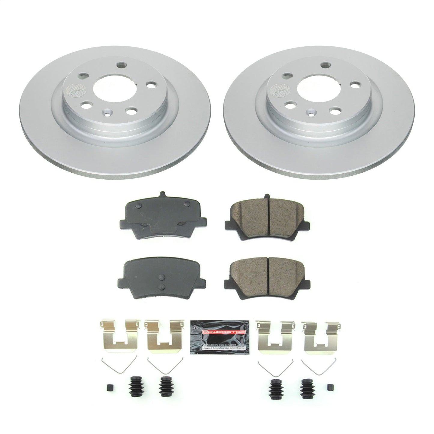 PowerStop Rear Z23 Coated Brake Kit | Volvo XC40 (19-21) (CRK8579)