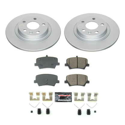 PowerStop Rear Z23 Coated Brake Kit | Volvo XC40 (19-21) (CRK8579)