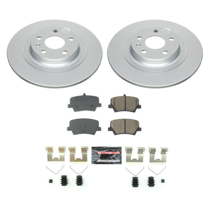 PowerStop Rear Z23 Coated Brake Kit | Volvo XC40 (19-22) (CRK8580)