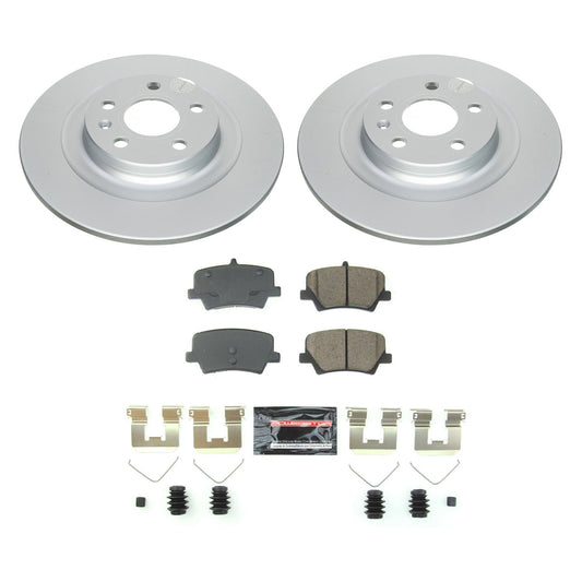PowerStop Rear Z23 Coated Brake Kit | Volvo XC40 (19-22) (CRK8580)