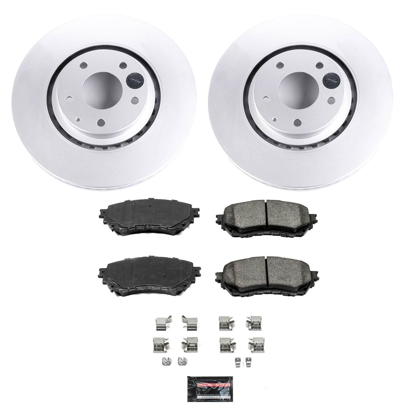 PowerStop Front Z17 Evolution Geomet Coated Brake Kit | Mazda 6 (19-20) (CRK8617)
