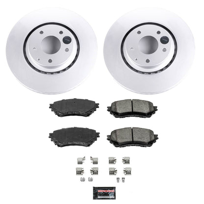 PowerStop Front Z17 Evolution Geomet Coated Brake Kit | Mazda 6 (19-20) (CRK8617)