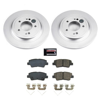 PowerStop Rear Z17 Coated Brake Kit | Hyundai Nexo (19-21) (CRK8619)