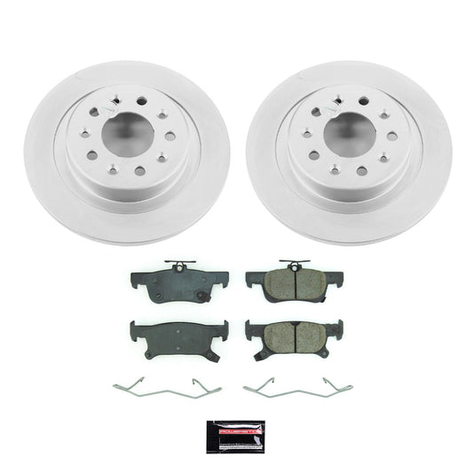 PowerStop Rear Z17 Coated Brake Kit | Buick Envision (17-18) (CRK8624)