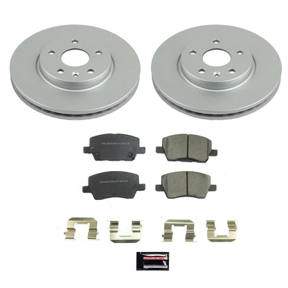PowerStop Z17 Evolution Geomet Coated Front Brake Kit | Chevrolet Sonic (20) (CRK8635)