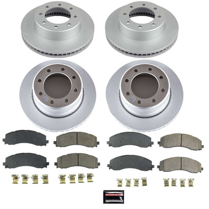 PowerStop Front & Rear Z17 Coated Brake Kit | Ram 2500 (19-22) (CRK8640)