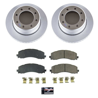 PowerStop Rear Z17 Coated Brake Kit | Ram 2500 (19-22) (CRK8641)