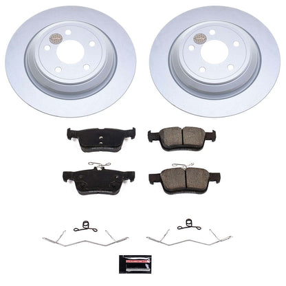 PowerStop Rear Z17 Coated Brake Kit | Ford Bronco Sport (21-22) (CRK8642)