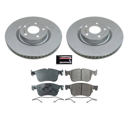 PowerStop Front Z17 Coated Brake Kit | Lincoln Corsair (20-21) (CRK8643)