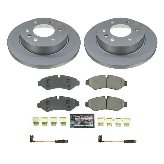 PowerStop Rear Z23 Coated Brake Kit | Mercedes-Benz Sprinter 2500 (19-21) (CRK8655)