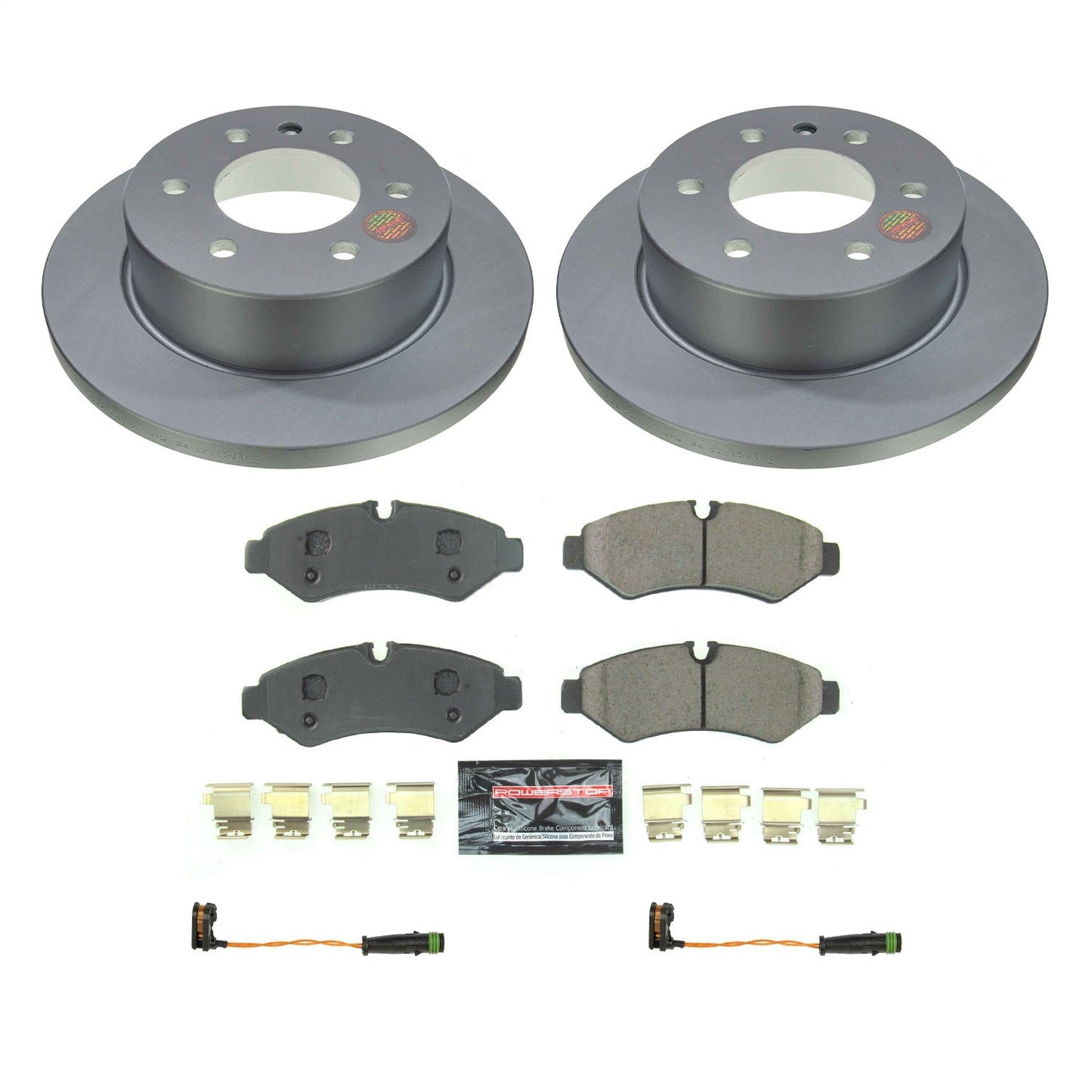 PowerStop Rear Z23 Coated Brake Kit | Mercedes-Benz Sprinter 2500 (19-21) (CRK8656)