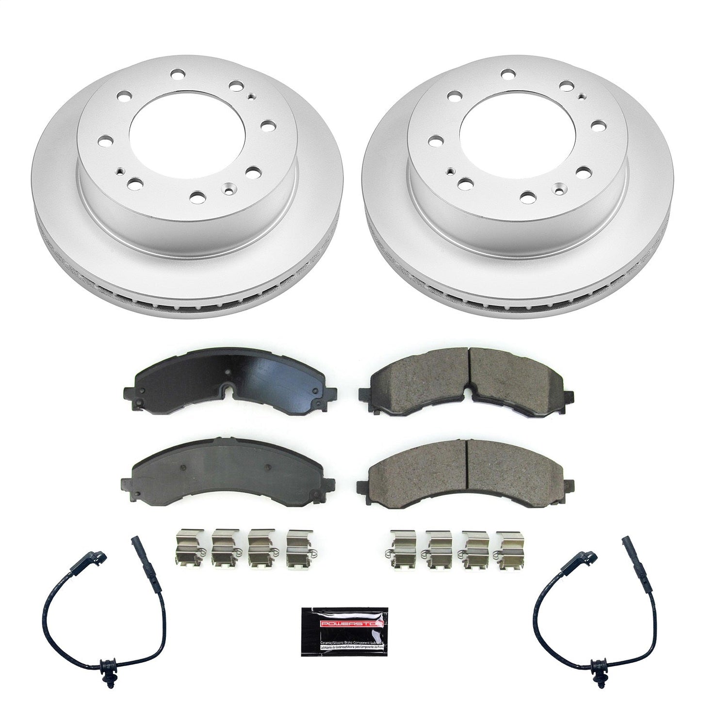PowerStop Front Z17 Coated Brake Kit | GMC Sierra 3500 HD (20-21) (CRK8670)