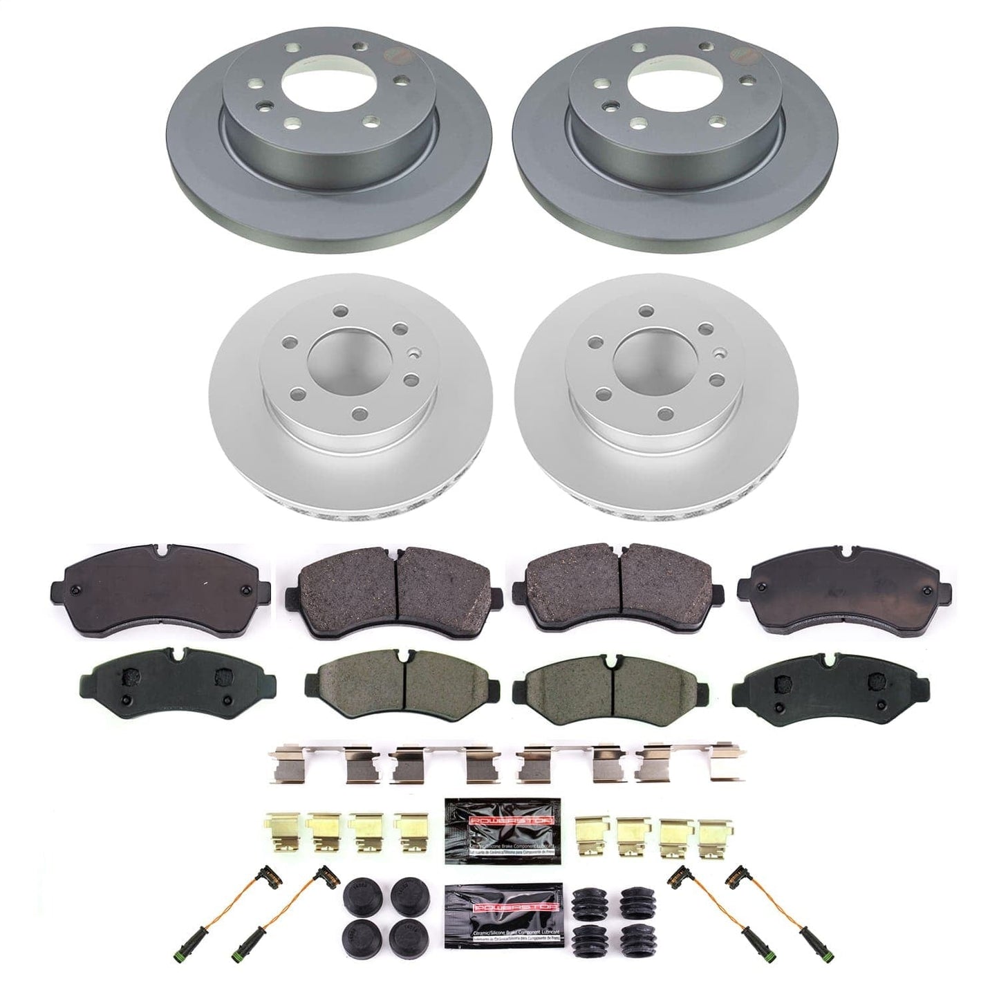 PowerStop Front Z17 Coated Brake Kit | Ford Explorer (20-23) (CRK8673)