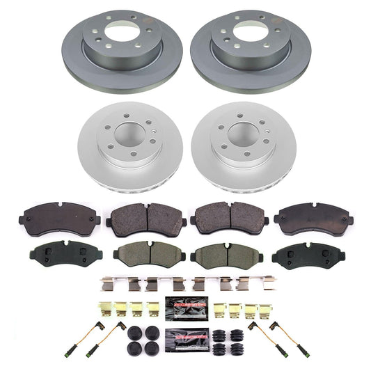 PowerStop Front Z17 Coated Brake Kit | Ford Explorer (20-23) (CRK8673)