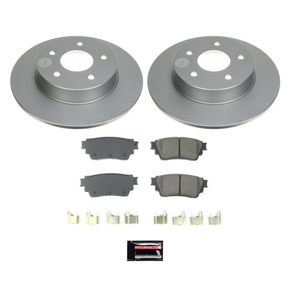 PowerStop Rear Z17 Coated Brake Kit | Nissan Kicks 2021 (CRK8675)