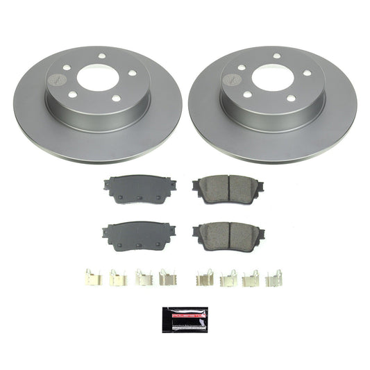 PowerStop Rear Z17 Coated Brake Kit | Nissan Kicks 2021 (CRK8675)