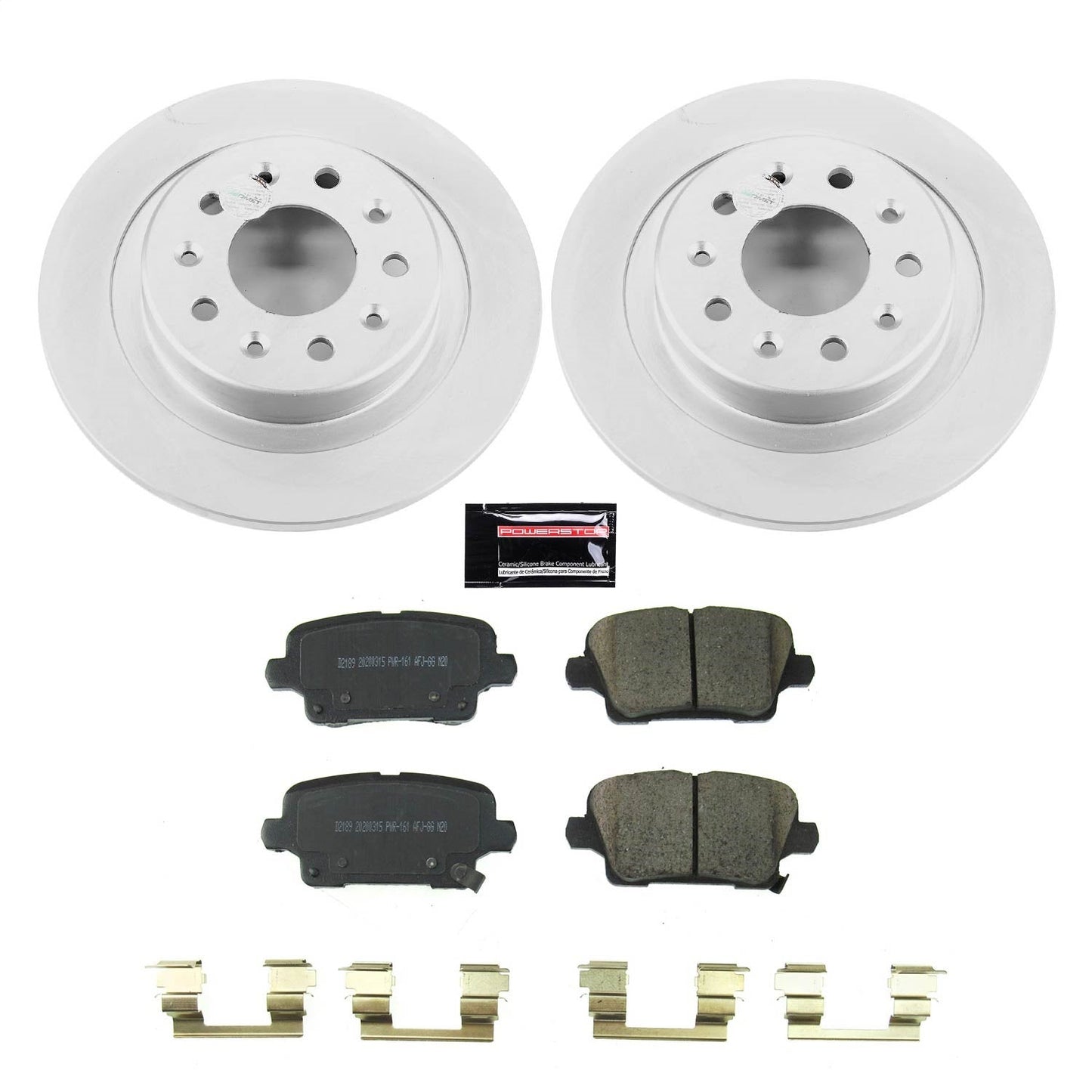 PowerStop Rear Z17 Evolution Geomet Coated Brake Kit | Buick Regal Sportback (19-20) (CRK8677)