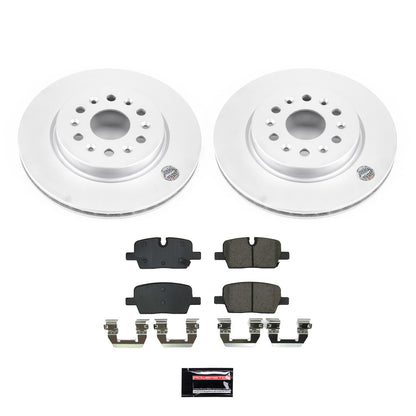 PowerStop Rear Z17 Coated Brake Kit | GMC Acadia (21) (CRK8683)