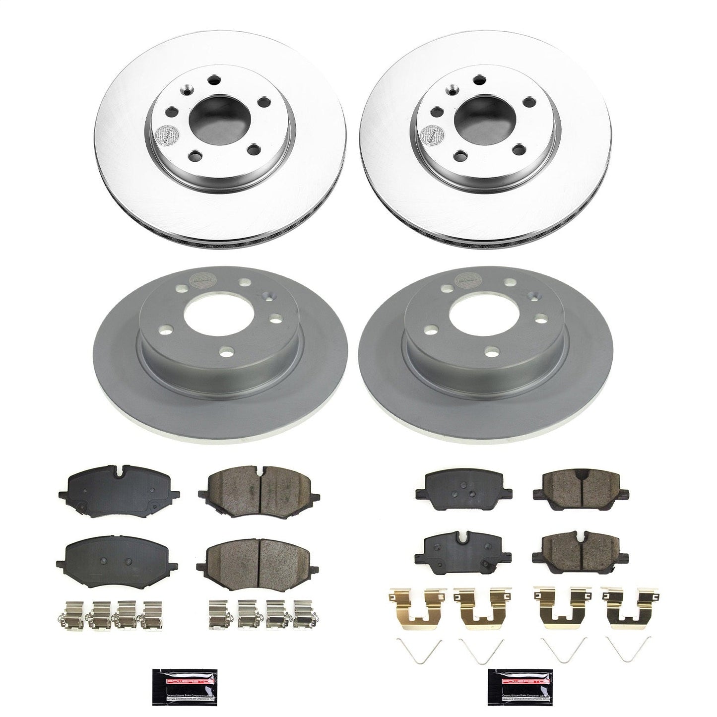 PowerStop Front & Rear Z17 Coated Brake Kit | Chevrolet Trailblazer (21-22) (CRK8692)