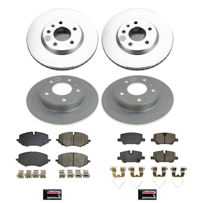 PowerStop Front & Rear Z17 Coated Brake Kit | Chevrolet Trailblazer (21-22) (CRK8692)