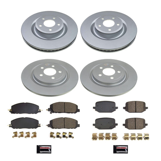 PowerStop Front & Rear Z17 Coated Brake Kit | Ford Explorer (20-22) (CRK8693)