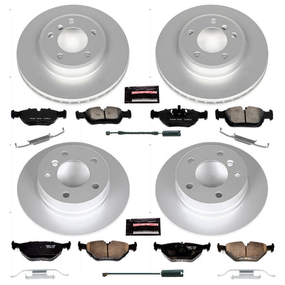 PowerStop Front & Rear Z23 Evolution Sport Coated Brake Kit | BMW Z3 (01-02) (CRK870)