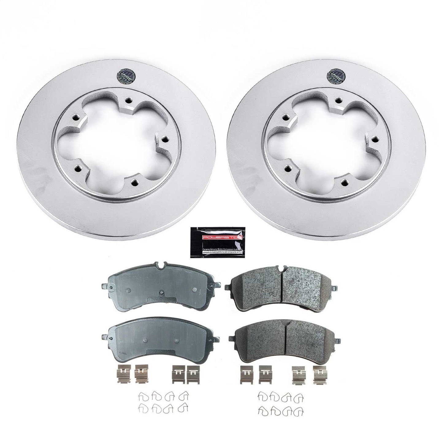 PowerStop Rear Z17 Coated Brake Kit | Ford Transit-150 (20) (CRK8714)