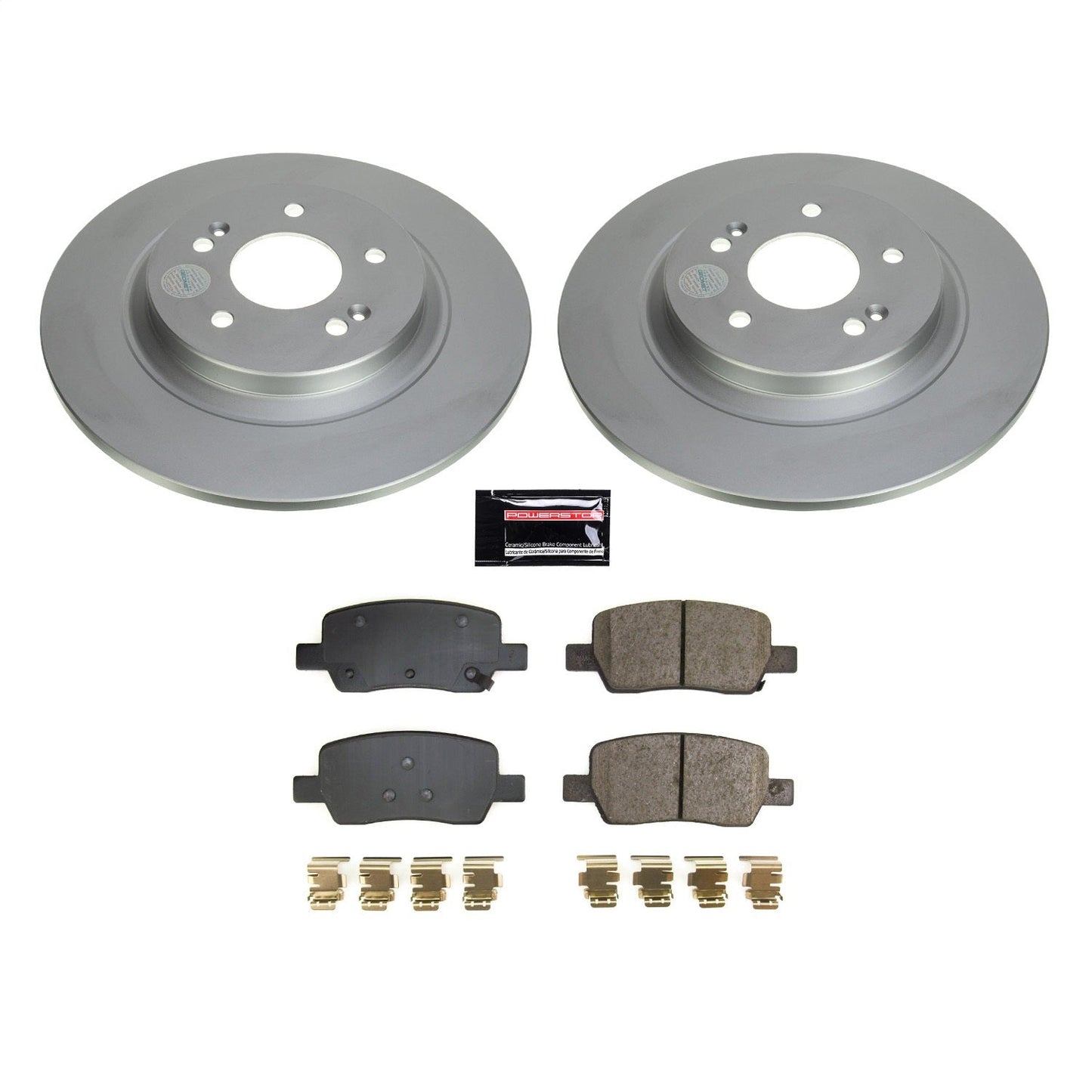 PowerStop Rear Z17 Coated Brake Kit | Kia Sorento (21) (CRK8715)