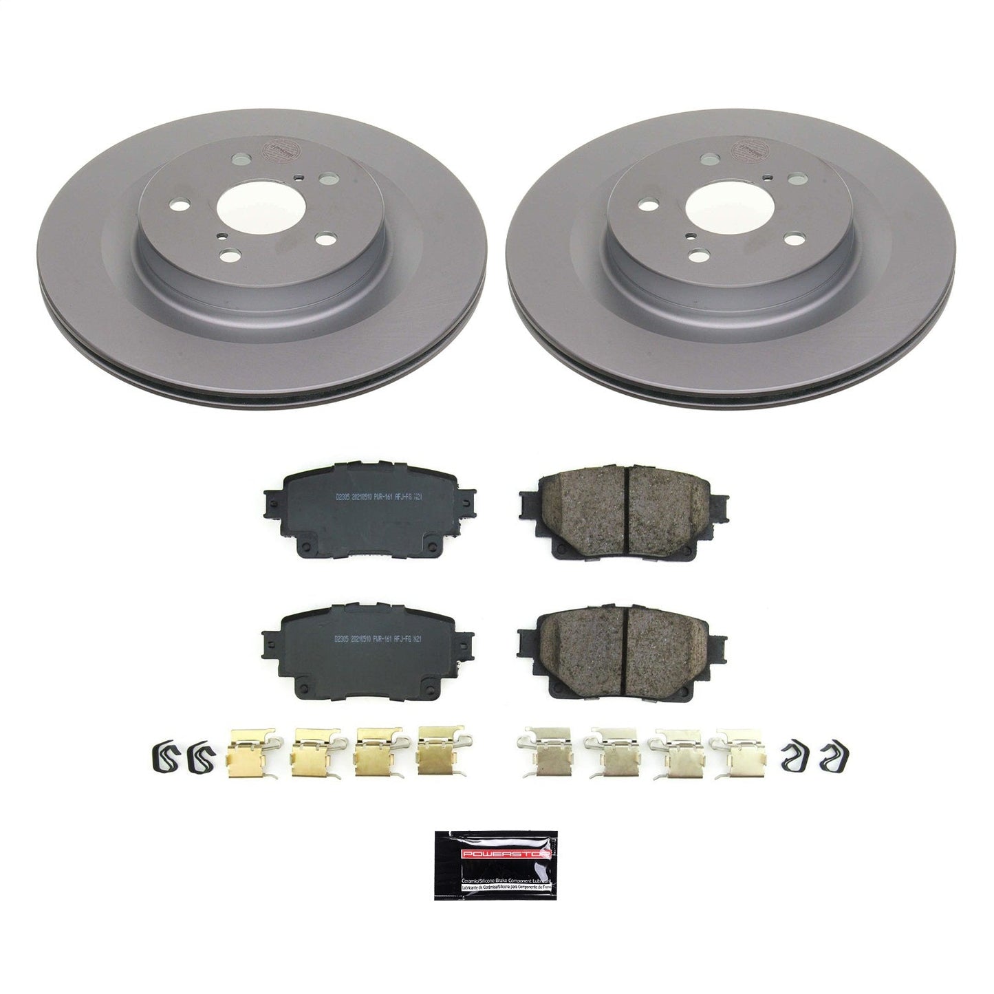 PowerStop Rear Z17 Coated Brake Kit | Toyota Sienna (21-22) (CRK8716)